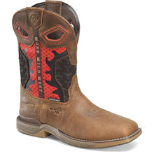 Pard's Western Shop Double H Men's Phantom Rider Brown Purge Broad Square Composite Toe Waterproof Western Work Boots