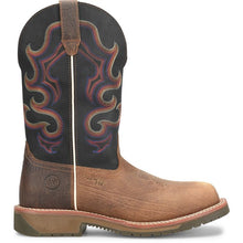 Double H Men's Brown Belgrade Broad Square Composite Toe Boots with Black Tops