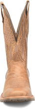 Double H Men's Tan Covada Wide Square Toe Boots with Tan Stars/Stripes Tops