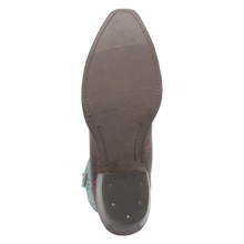 Dingo Men's Brown Rio Lobo Snip Toe Western Boots with Blue Tops