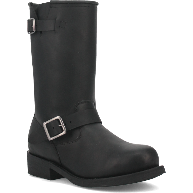 Dingo Black Round Toe Harness Boots for Men – Pard's Western Shop