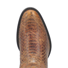 Dingo Men's Ace High Tan Snake Print Round Toe Western Boots