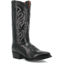 Pard's Western Shop Dan Post Black Milwaukee Snip Toe Western Boots for Men