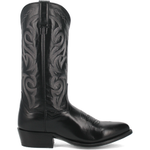 Dan Post Black Milwaukee Snip Toe Western Boots for Men