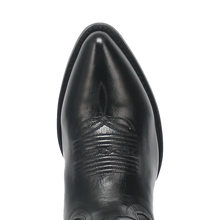 Dan Post Black Milwaukee Snip Toe Western Boots for Men