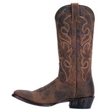 Dan Post Distressed Bay Apache Renegade Round Toe Western Boots for Men
