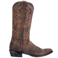 Dan Post Distressed Bay Apache Renegade Round Toe Western Boots for Men