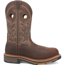 Men's Dan Post Brown Kirk Waterproof Broad Square Toe Work Boots