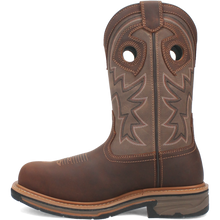 Men's Dan Post Brown Kirk Waterproof Broad Square Toe Work Boots