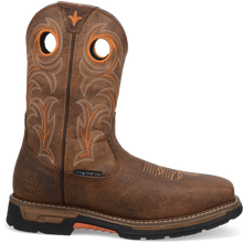 Dan Post Men's Brown Storm's Eye Waterproof Broad Square Composite Toe Western Work Boots