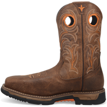 Dan Post Men's Brown Storm's Eye Waterproof Broad Square Composite Toe Western Work Boots