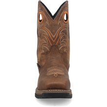 Dan Post Men's Brown Storm's Eye Waterproof Broad Square Composite Toe Western Work Boots