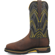 Dan Post Men's Brown Cyclone Waterproof Met Guard Broad Square Composite Toe Work Boot