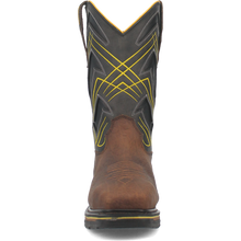 Dan Post Men's Brown Cyclone Waterproof Met Guard Broad Square Composite Toe Work Boot