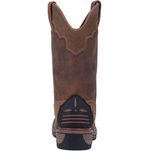 Dan Post Saddle Tan Blayde Waterproof Western Square Toe Work Boots for Men