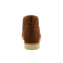 Twisted X Men's Brown Chelsea Round Composite Toe Wedge Sole Work Shoes