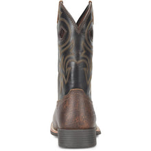 Double H Men's Brown Phantom Rider Lazario Broad Square Toe Roper Boots with Black Tops
