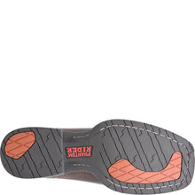 Double H Men's Brown Phantom Rider Lazario Broad Square Toe Roper Boots with Black Tops