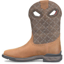 Double H Phantom Rider Brown Biggs Waterproof Broad Square Composite Toe Western Work Boots for Men