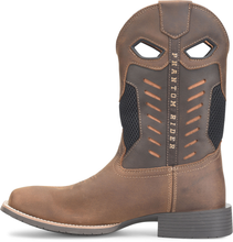 Double H Men's Brown Rudess Phantom Rider Broad Square Toe Roper Boots
