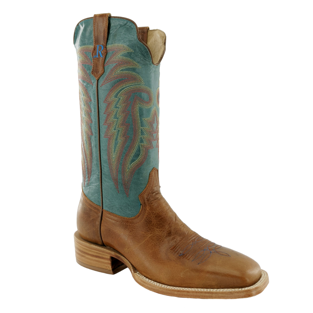 Pard's Western Shop R.Watson Palomino Tan Cowhide Boots for Men