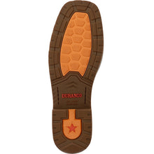 Durango Men's Brown Workhorse Broad Square Toe Boots with Moss Green Ventilated Tops