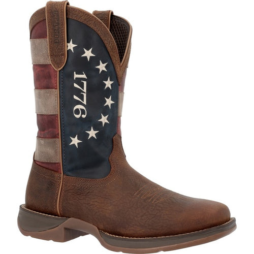 Pard's Western Shop Durango Rebel America 250 Broad Square Toe Western Boots for Men