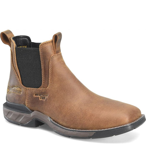 Pard's Western Shop Double H Men's Tan Phantom Rider Heisler Broad Square Composite Toe Shoe/Boot