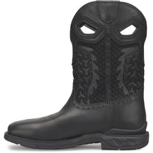 Men's Double H Phantom Rider Black Shadow Waterproof Wide Square Toe Roper Boots