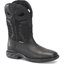 Pard's Western Shop  Men's Double H Phantom Rider Black Shadow Waterproof Wide Square Toe Roper Boots