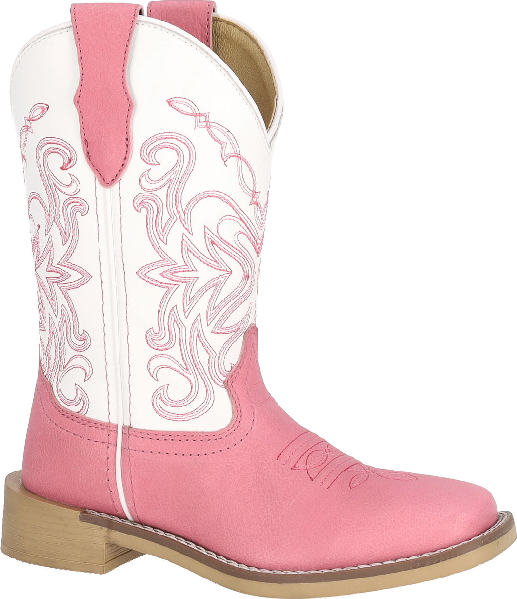 Pard's Western Shop Smoky Mountain Boots Pink Georgia Girl Boots with White Tops