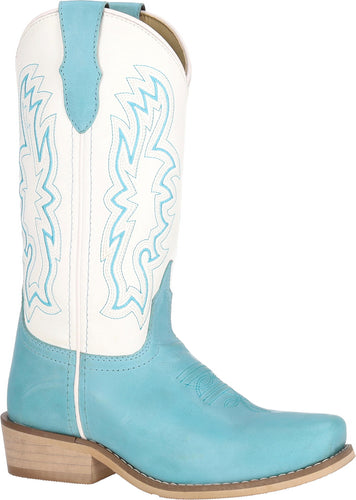 Pard's Western Shop Smoky Mountain Boots Blue Wichita Western Boots with White Tops for Big Kids