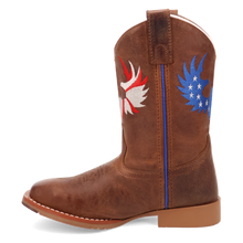 Dan Post Children's Tan Freedom Flight Boots with Stitched Freedom Eagle on the Tops