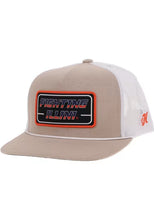 Pard's Western shop Hooey "University of Illinois" Tan/White Ballcap with Rectangle "Fighting Illini" Patch
