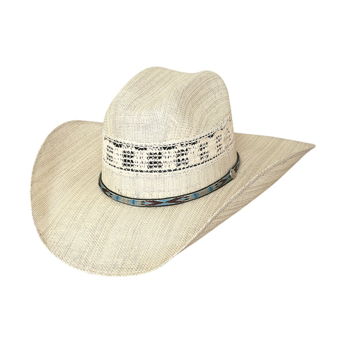Pard's Western Shop Bullhide Hats Rodeo Round Up Collection Natural Crossfire 20X Western Straw Hat