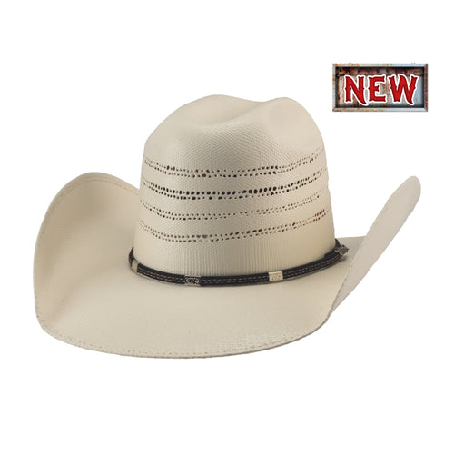 Pard's Western Shop Bullhide Hats Rodeo Roundup Collection 25X High Stake Western Bangora Straw Hat