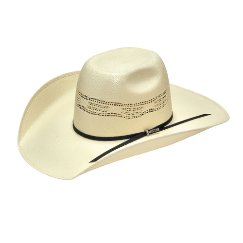 Pard's Western Shop Twister Natural Bangora Western Straw Hat