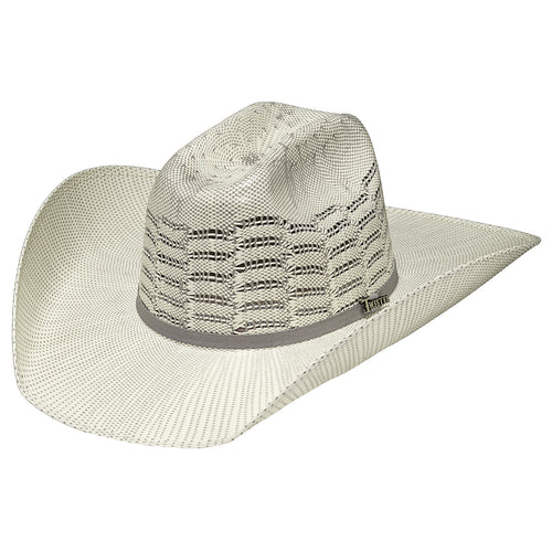 Pard's Western shop Twister Ivory/Grey Bangora Western Straw Hat
