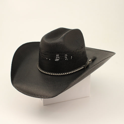 Pard's Western Shop Twister Black Bangora Western Straw Hat