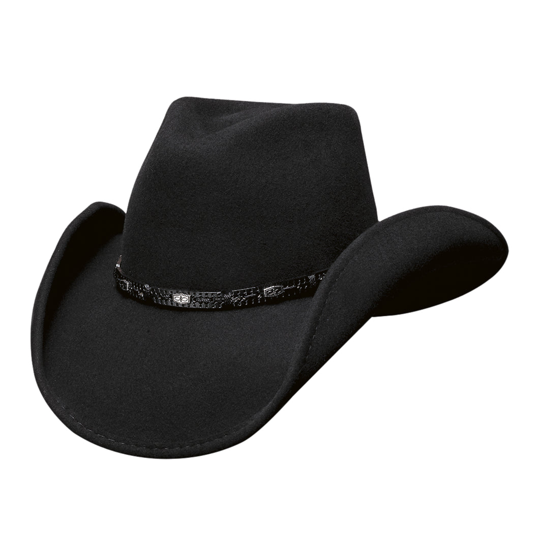 Pard's Western Shop Bullhide Hats Black Wild Horse Wool Felt Fashion Hat