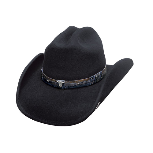 Pard's Western Shop Bullhide Hats Black Biting The Dust Western Fashion Wool Felt Hat