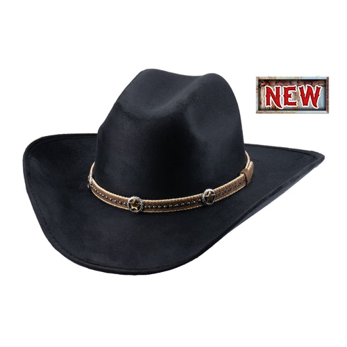 Pard's Western Shop Bullhide Hats Black Garland Western Faux Felt Hat for Kids
