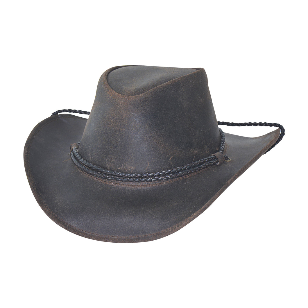 Pard's Western Shop Bullhide Hats Chocolate Hilltop Leather Hat