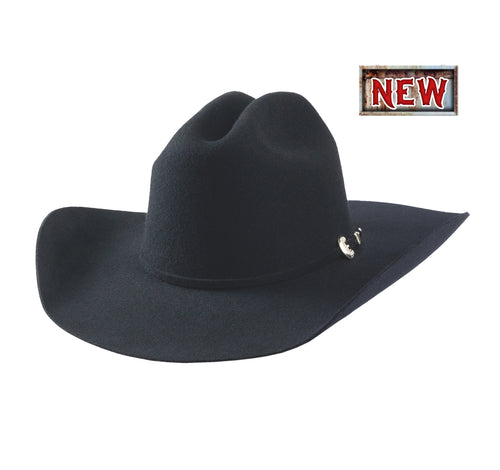 Pard's Western Shop Bullhide Hats Black 4X Bullfighter Felt Western Hat from the Rodeo Round Up Collection