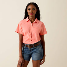 Pard's Western Shop Ariat Women's Shell Pink VentTEK Short Sleeve Button-Down Blouse