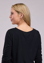 Roper Apparel Women's "Homegrown Cowgirl" Black Long Sleeve Knit Tee