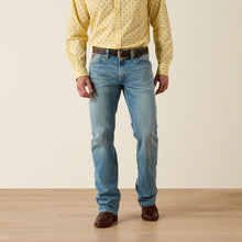 Pard's Western Shop Ariat M4 Relaxed Gus Light Stonewash Boot Cut Jeans for Men