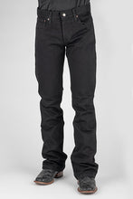 Men's Stetson 1120 Black Slim Fit Bootcut Jeans