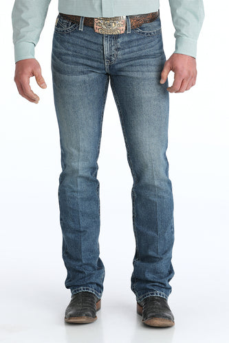 Pard's Western Shop Men's Cinch Ian Medium Stonewash Jeans in Rigid Denim