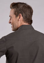 Roper Apparel Men's Solid Brown Western Snap Shirt